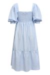 A-View - Kjole - Cheri Stripe Dress - Blue/White