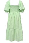 A-View - Kjole - Cheri Stripe Dress - Mint Green