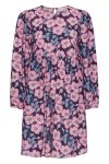 A-View - Kjole - Dahlia Dress - Blue/Pink