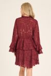 A-View - Kjole - Floretta Dress - Cabernet 
