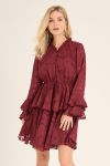 A-View - Kjole - Floretta Dress - Cabernet 