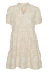 A-View - Kjole - Ida Short Sleeve Dress - Sand