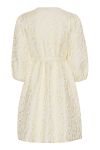 A-View - Kjole - Jenny Dress - White With Yellow