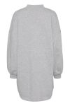 A-View - Kjole - Olga Long Sweat - Light grey melange