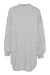 A-View - Kjole - Olga Long Sweat - Light grey melange