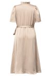 A-View - Kjole - Peony Midi Dress - Sand
