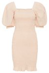 A-View - Kjole - Rikka plain dress 008 - Beige