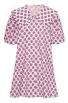 A-View - Kjole - Sabine Dress - Bubblegum With Purple Dot