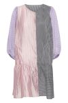 A-View - Kjole - Villevei Dress - Black/Pink/Lavender