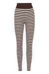 A-View - Leggings - Violet Knit Pant - Brown/Sand 
