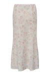 A-View - Nederdel - Lin Maxi Skirt - Sand/Pale pink