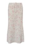 A-View - Nederdel - Lin Maxi Skirt - Sand/Pale pink