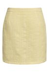 A-View - Nederdel - Annali Bouchle Skirt - Pale Yellow