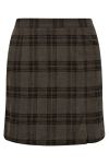 A-View - Nederdel - Annali Check Skirt - Brown/Sand