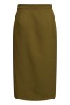 A-View - Nederdel - Annali Midi Skirt - Mustard Green