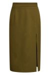 A-View - Nederdel - Annali Midi Skirt - Mustard Green