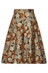 A-View - Nederdel - Kora Skirt - Black/orange/blue