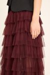 A-View - Nederdel - Miranda Skirt - Burgundy 