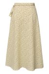 A-View - Nederdel - Peony Wrap Skirt - Light Yellow
