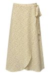 A-View - Nederdel - Peony Wrap Skirt - Light Yellow