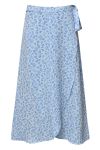 A-View - Nederdel - Peony Wrap Skirt - Sky Blue