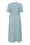 A-View - Kjole - Peony Dress - Blue/white