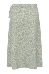 A-View - Nederdel - Peony Wrap Skirt - Pale Mint/Off White
