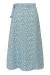 A-View - Nederdel - Peony Wrap Skirt - Blue/white