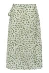 A-View - Nederdel - Peony Wrap Skirt - White/green