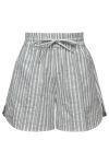A-View - Shorts - Annali Stripe Linen Shorts - Blue/White