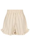 A-View - Shorts - Lizza Shorts - Off white/black stripe