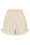 A-View - Shorts - Lizza Shorts - Off white/black stripe