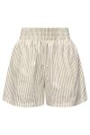 A-View - Shorts - Tiffany Stripe Shorts - Sand