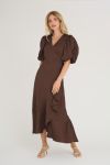 A-View - Kjole - Sinda Dress - Dark Brown