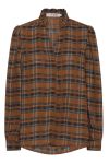 A-View - Skjorte - Kristina LS Shirt - Brown
