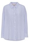 A-View - Skjorte - Sonja Shirt - 112 - Blue/White Stribe