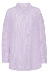 A-View - Skjorte - Sonja Shirt - Purple/White