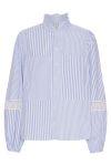 A-View - Skjorte - Tiffany Stripe Shirt - Blue