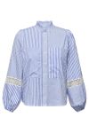 A-View - Skjorte - Tiffany Stripe Shirt - Light Blue