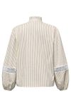 A-View - Skjorte - Tiffany Stripe Shirt - Sand