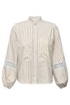 A-View - Skjorte - Tiffany Stripe Shirt - Sand