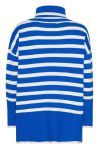 A-View - Strik - Alvena Knit Pullover - Blue/Off White