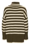 A-View - Strik - Alvena Knit Pullover - Green/Off White