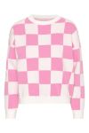 A-View - Strik - Checka Knit Pullover - Pink