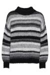 A-View - Strik - Patrisia Knit Pullover - Black/Grey