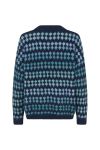 A-View - Strik - Patrisia Knit Pullover - Blue/navy