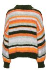 A-View - Strik - Patrisia Knit Pullover - Orange/Green