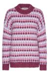A-View - Strik - Patrisia Knit Pullover - Lavender/Pink