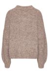 A-View - Strik - Patrisia Solid Knit Pullover - Brown
