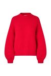 A-View - Strik - Patrisia Solid Knit Pullover - Red